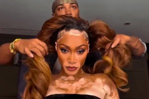 库兹马超模女友晒大波浪造型，你们欣赏得来吗？🙊